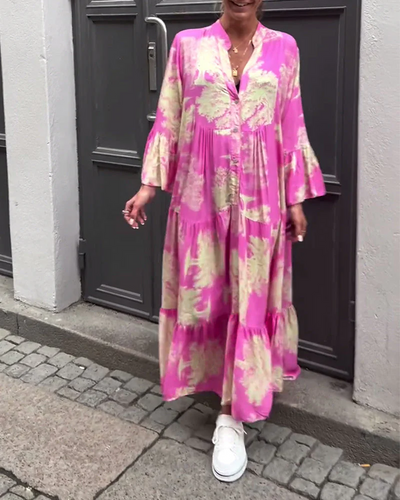 Elsa | Długa sukienka w stylu boho 