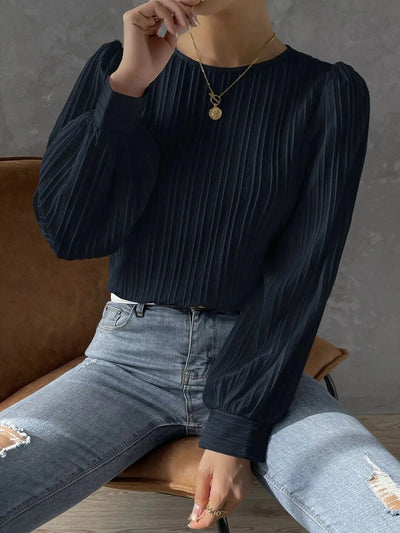 Élodie | Elegancka plisowana bluzka 