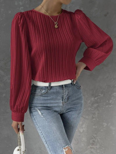 Élodie | Elegancka plisowana bluzka 
