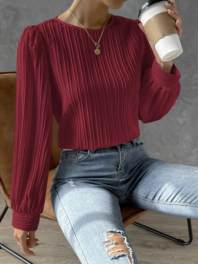 Élodie | Elegancka plisowana bluzka 