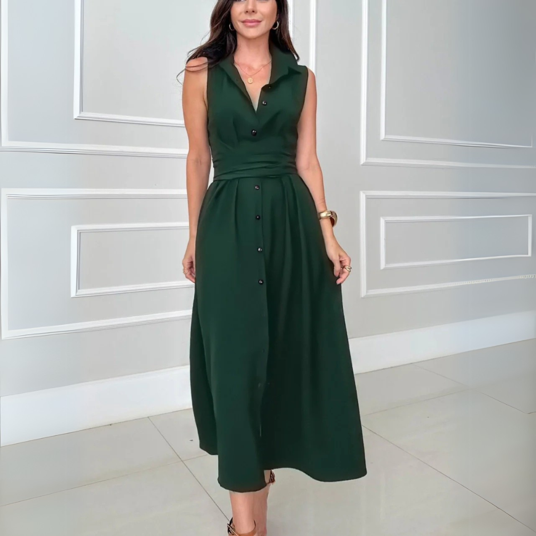 Ivana | Sukienka koszulowa midi 
