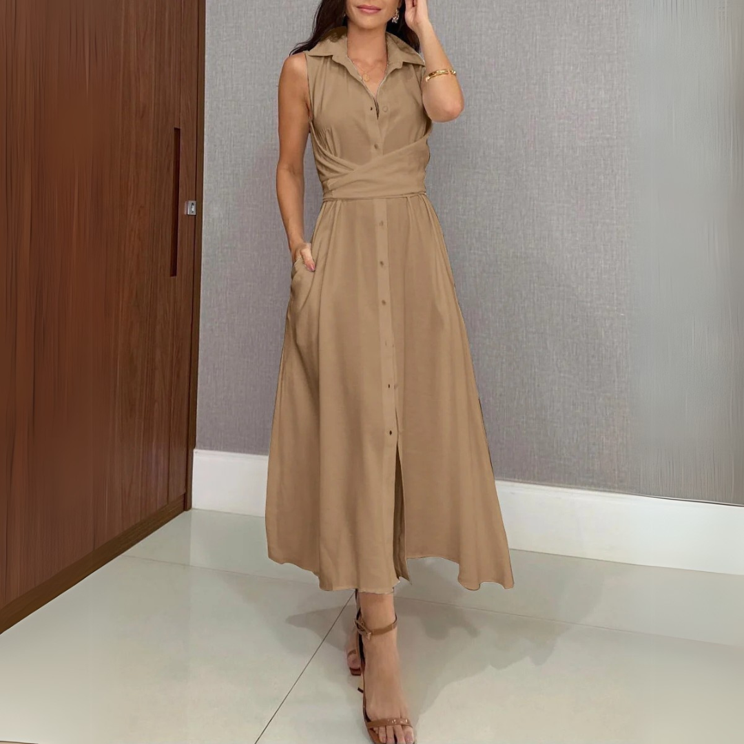 Ivana | Sukienka koszulowa midi 