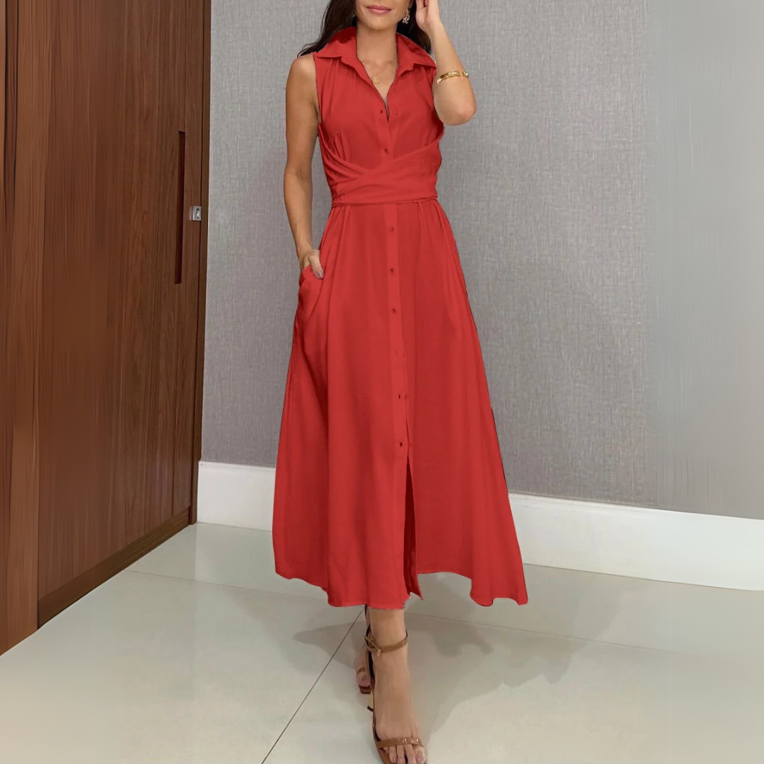 Ivana | Sukienka koszulowa midi 